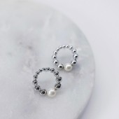 Cercei argint cu perla naturala alba DiAmanti SK24107E_W-G